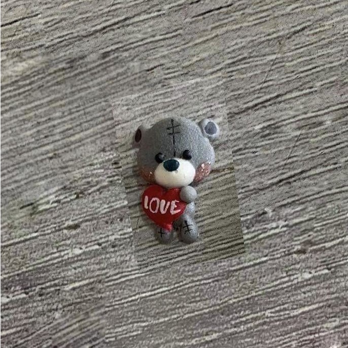 [Charm] charm nail - charm gấu - gấu nặn thủ công