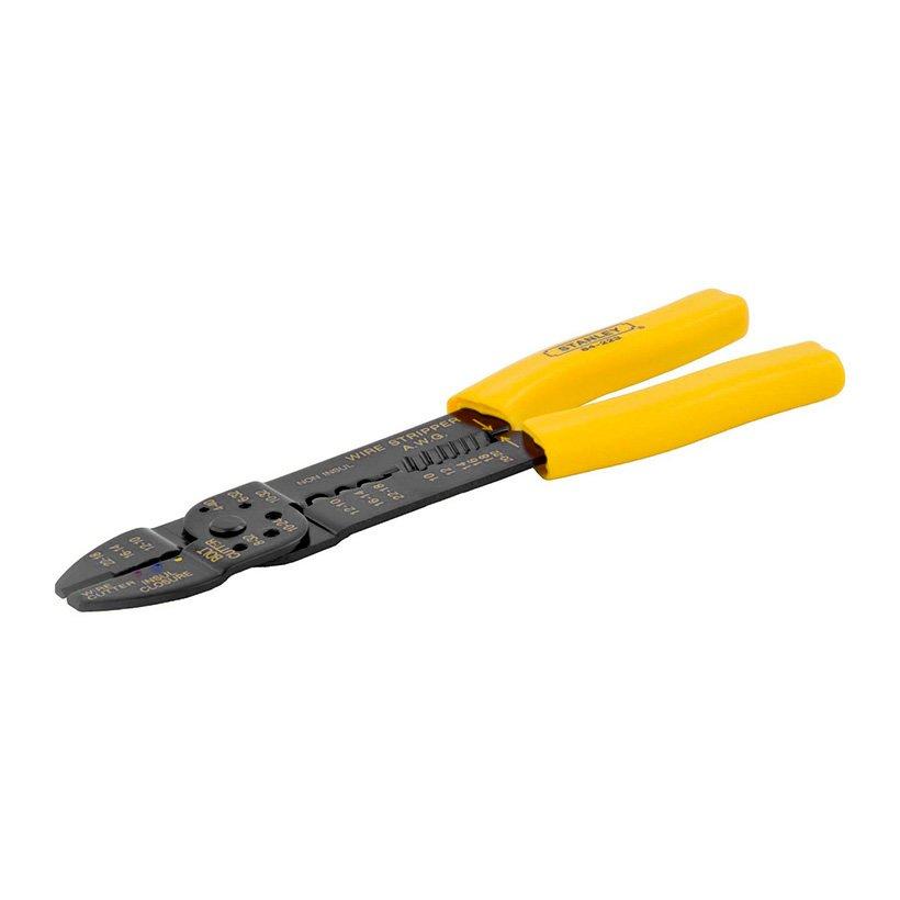 Kìm bấm cốt Stanley 84-223 (Vàng phối đen)