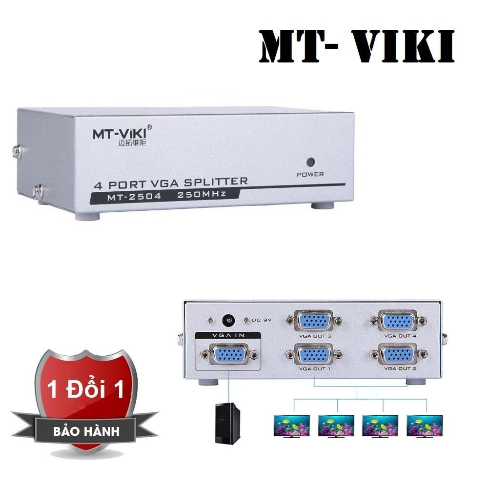 Bộ chia 1 cổng vga ra 4 cổng vga-tần số 150 mhz mt-viki mt-4150