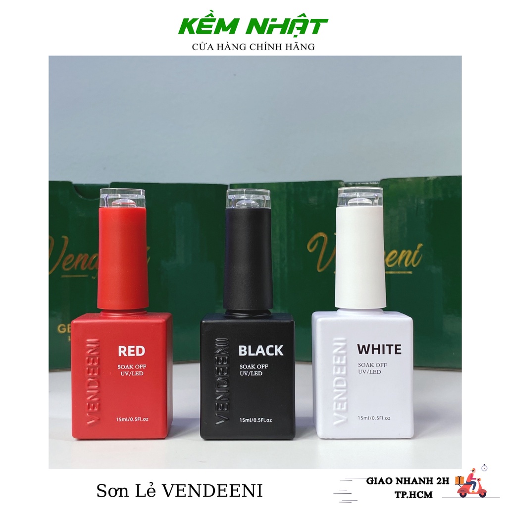Lẻ Sơn Gel VENDEENI Sơn Móng 15ml Siêu Đẹp
