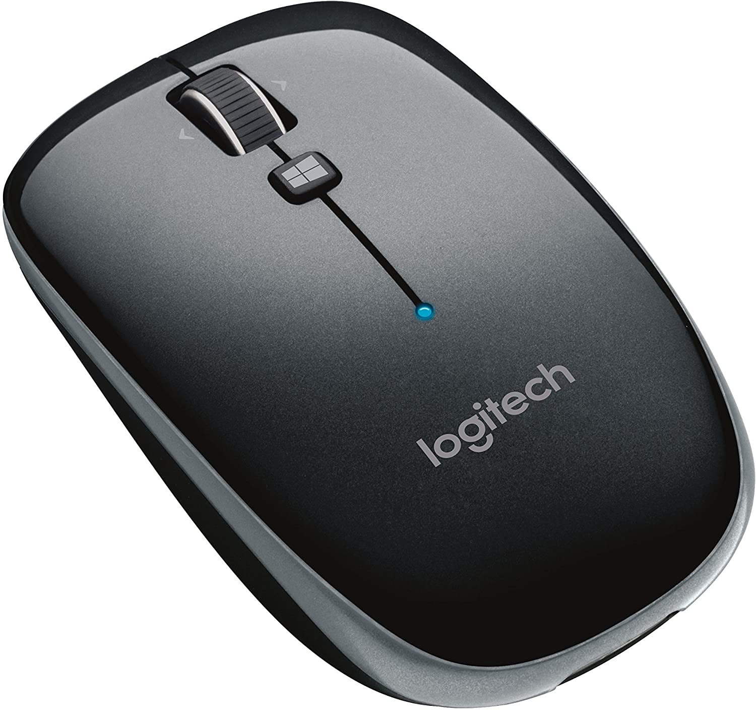 [HCM]Chuột không dây bluetooth Logitech M557 (Đen phối xám) - Hãng phân phối chính thức