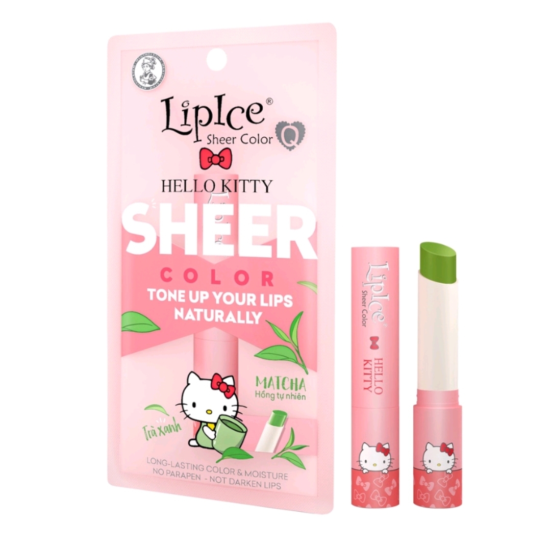 Son dưỡng hiệu chỉnh sắc môi tự nhiên LipIce Sheer Color x Hello Kitty 2.4g (Phiên bản giới hạn)