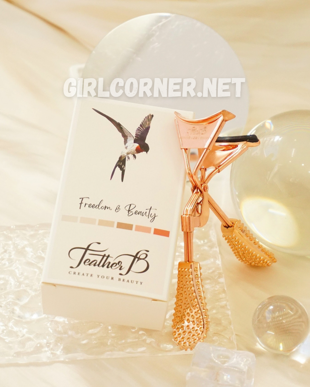 Bấm Mi Feather B - Crystal Gold