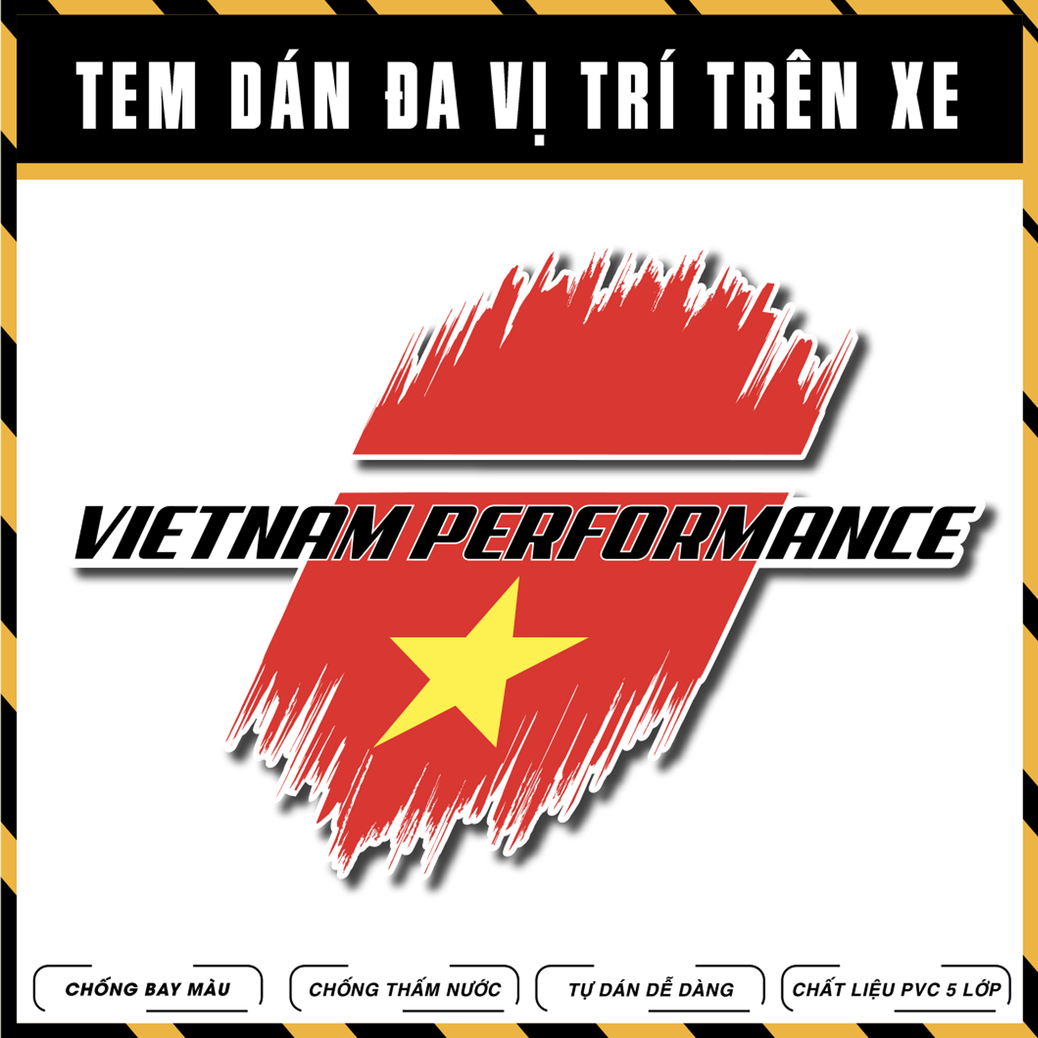Tem Xe DVT Việt Nam Trang Trí Ô tô, Xe Máy, Xe Điện