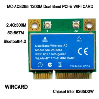 CARD THU WIFI MC-AC8265 CHO LAPTOP