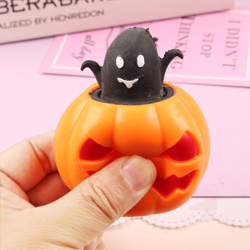 Squishy Quả bí ngô bóp Halloween | Dơi ma quái
