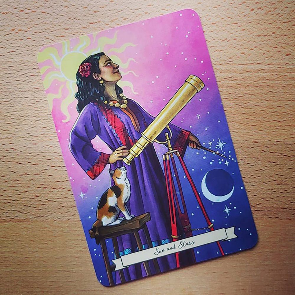 Bộ Bài Oracle Everyday Witch Oracle Tặng Đá Thanh Tẩy