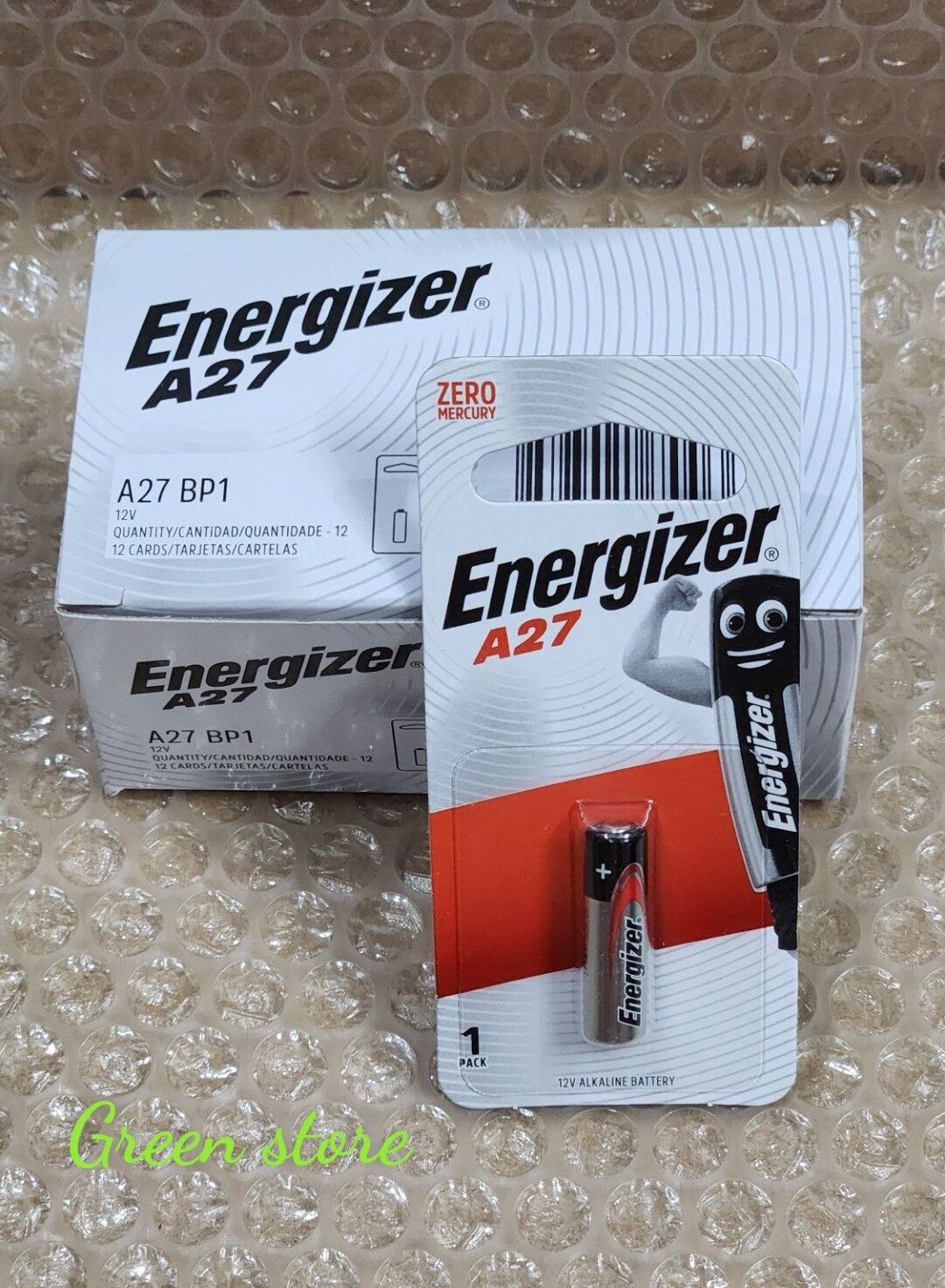Pin A27 / 27A Energizer 12V Alkaline chính hãng chuyên dùng cho remote chống trộm, chuông cửa