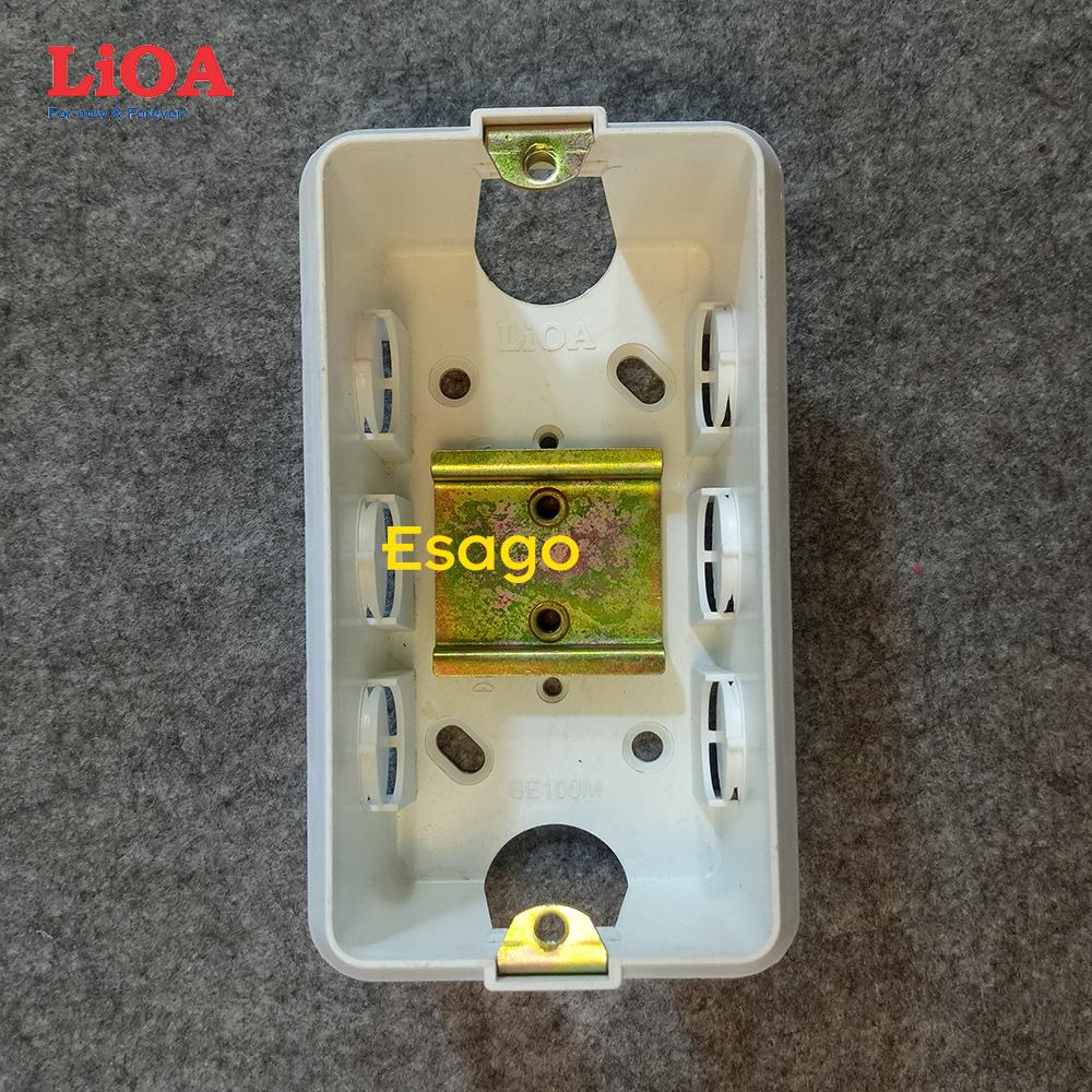 [HCM]Đế âm tự chống cháy chứa cầu dao LiOA - SE100M