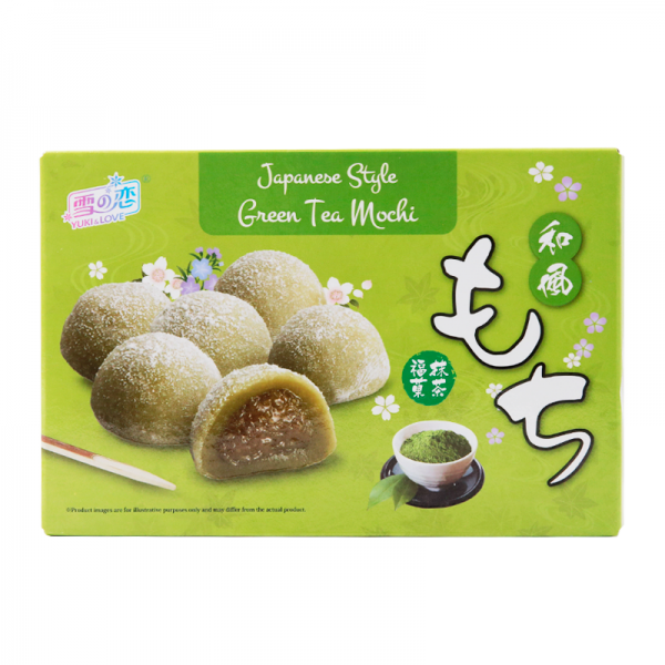 Bánh Mochi Yuki & Love vị Trà xanh hộp 210gr (6 bánh)