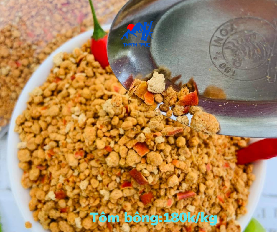 (Hủ 300gr)Muối Tôm Bông-Thanh Trúc