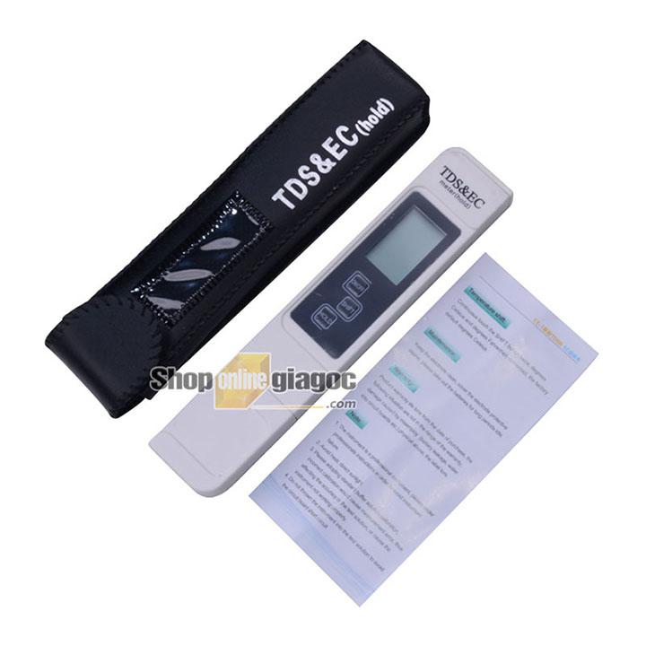 Bút Đo TDS & EC Đo Độ Sạch, Độ Dẫn Điện, Nhiệt Độ Của Nước