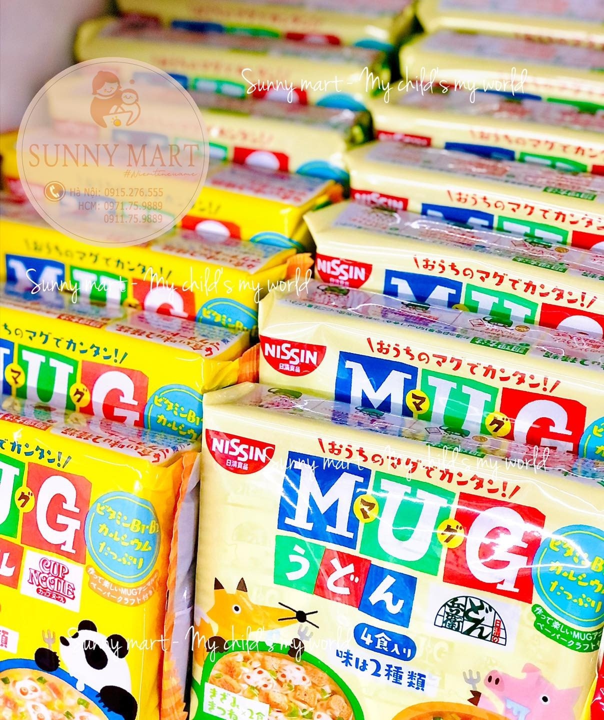 MÌ MUG NHẬT VỊ HẢI SẢN - THỊT CHO BÉ
