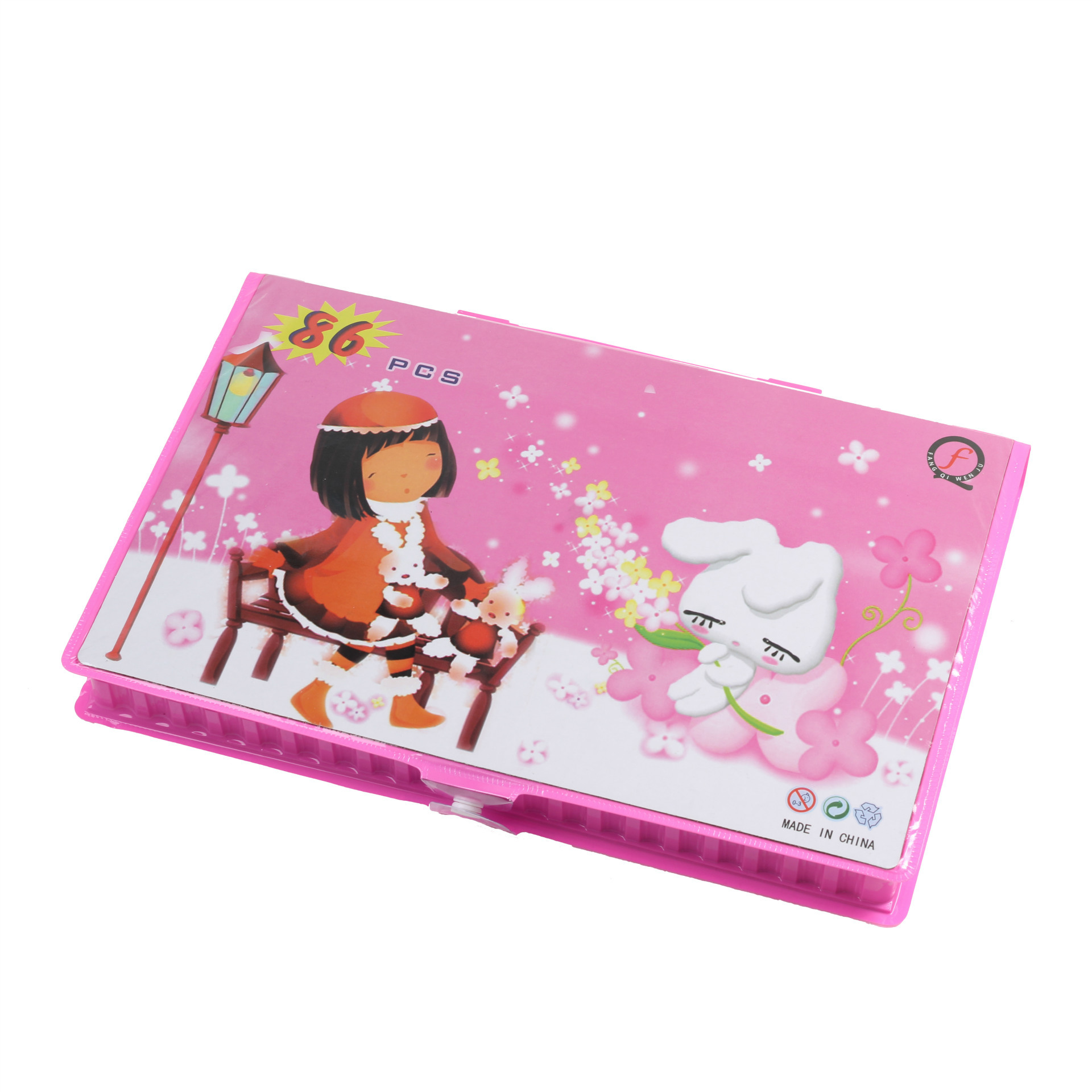 Bộ 86 món bút tô màu cho bé