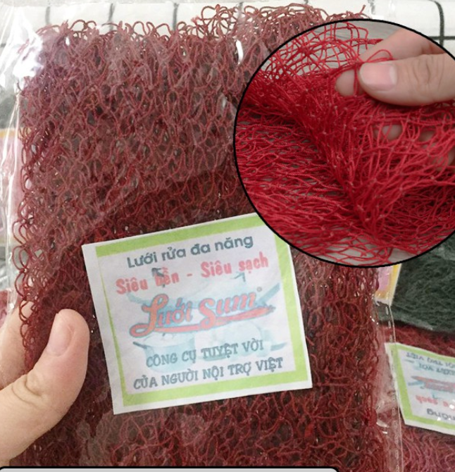 Miếng lưới rửa chén bát, đĩa siêu bền tiện dụng –STT
