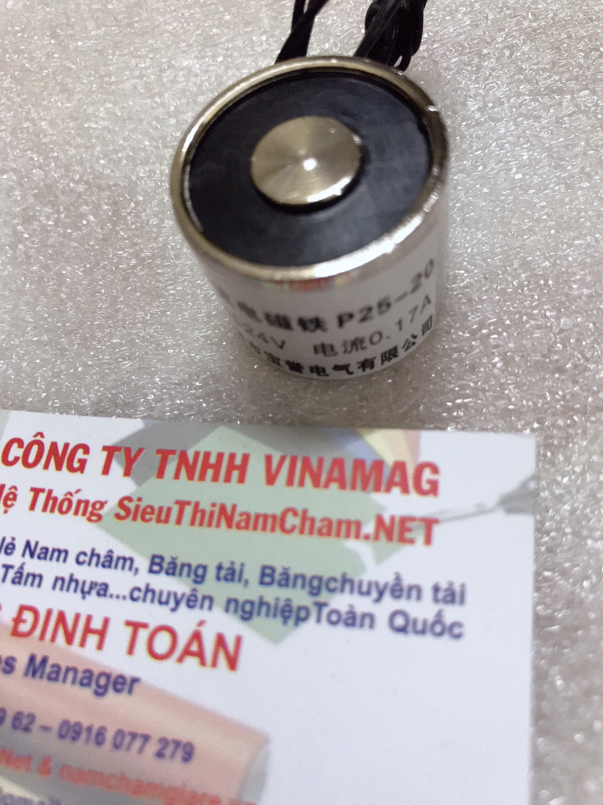 NAM CHÂM ĐIỆN 24V 5kg