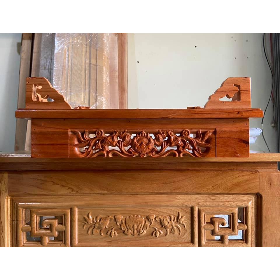 bàn thờ treo tường hoa sen 50cm