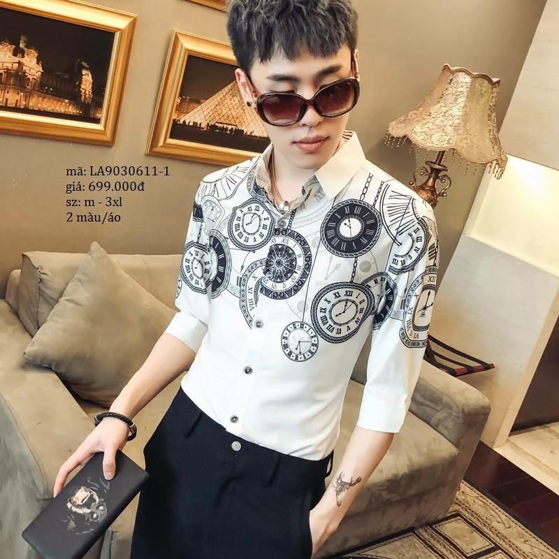 [HCM]Áo sơ mi nam phong cách Hàn Quốc  2019