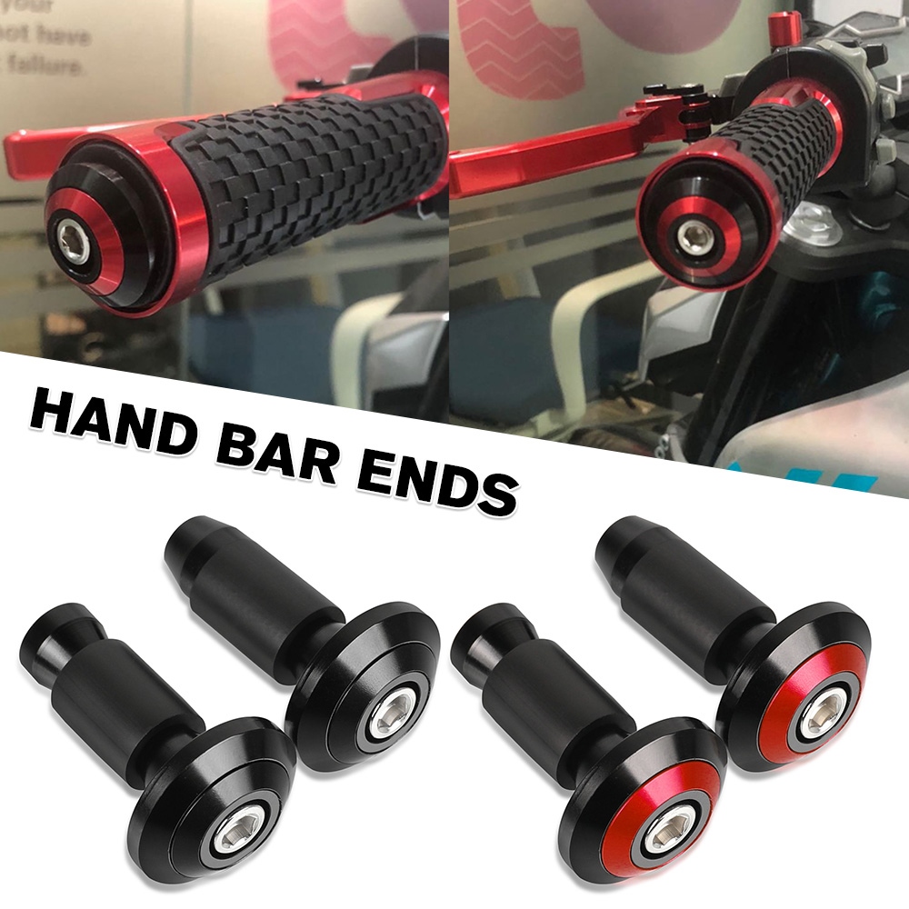 ㍿✙❂ Motorcycle Accessories Handlebar Grips Handle Bar Cap End