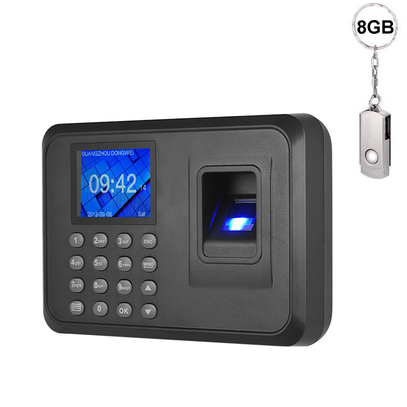 Máy Chấm Công Quét Vân Tay 911(Tặng USB 8GB/16G + Video Hướng dẫn sử dụng - Part + Full time)