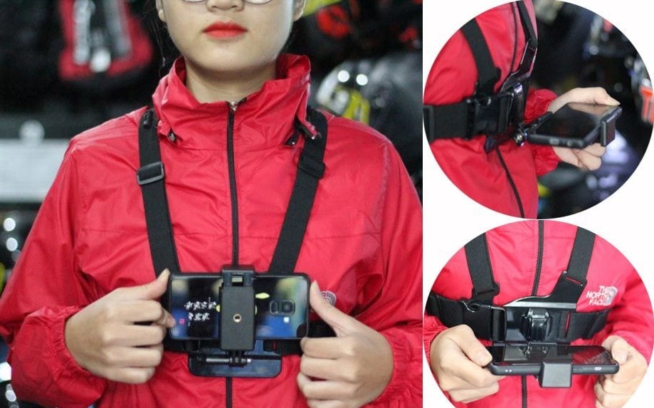 ✔️ Dây Đeo Ngực Cho Điện Thoại Quay Phim Độc Đáo