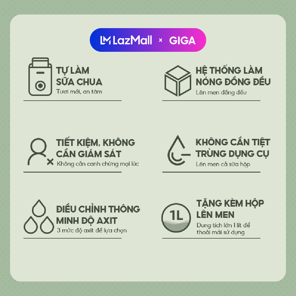 Máy làm sữa chua 1L Bear SB-SC12C