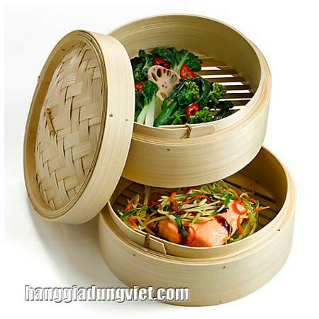 Xửng hấp lồng hấp tre 2 tầng 20cm