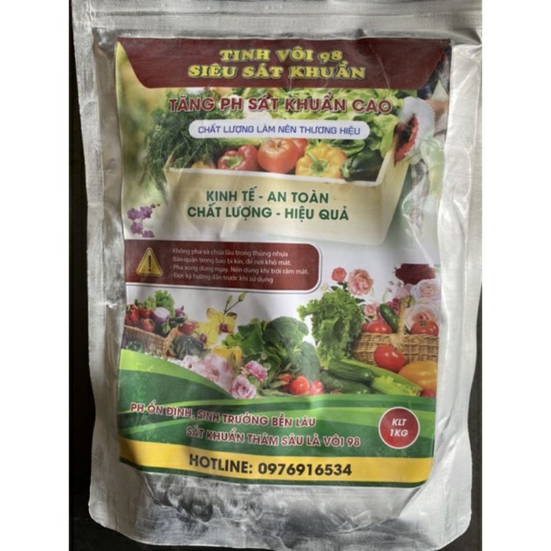 TINH VÔI SÁT KHUẨN GÓI 1KG