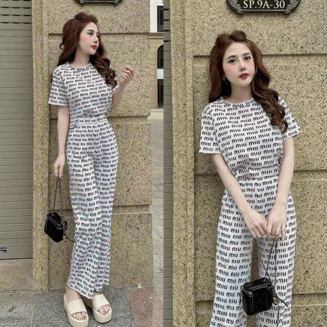 đồ bộ thun polly phối họa tiết 3D cao cấp