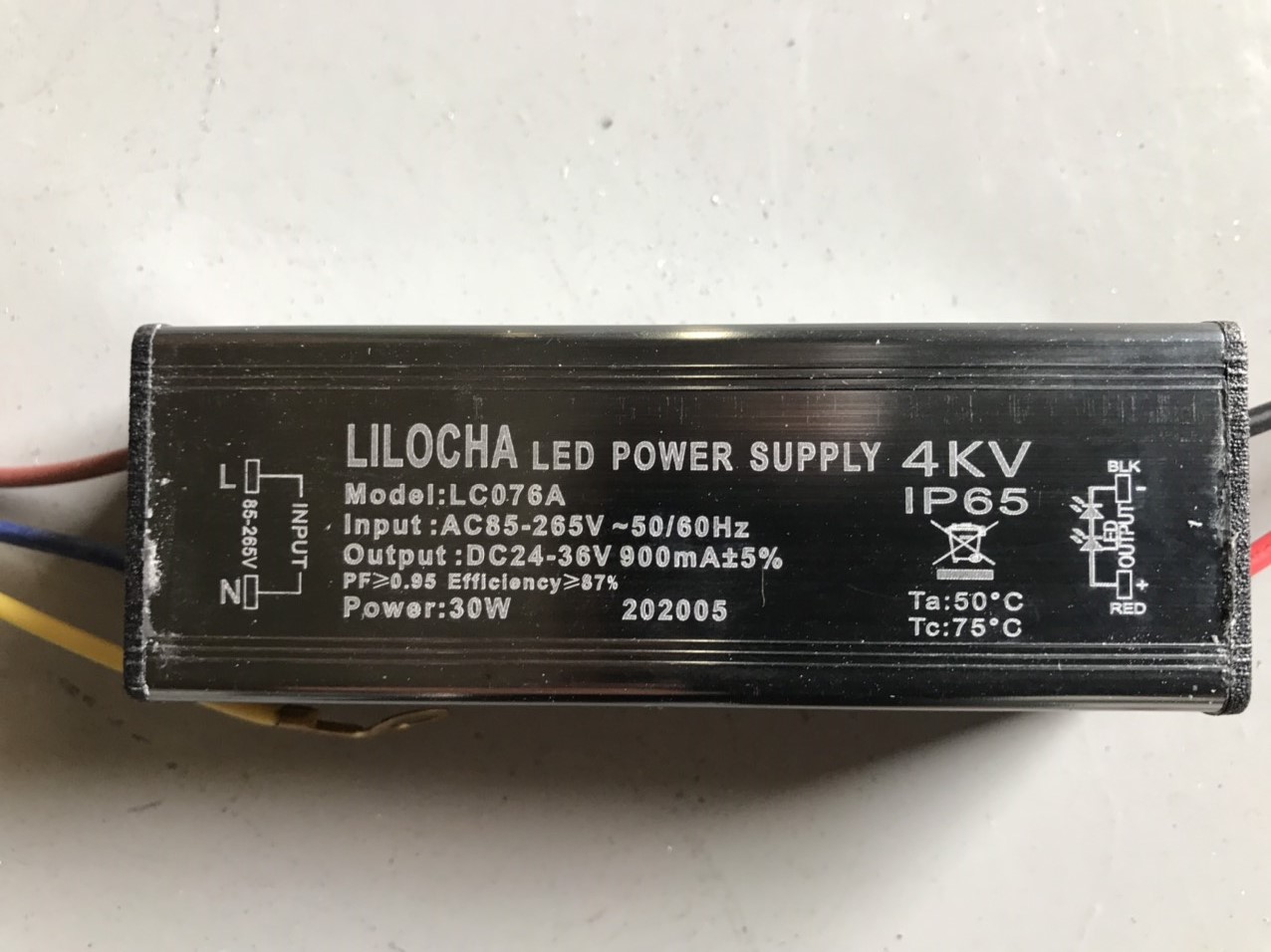 Tăng phô, chấn lưu LILOCHA 30W cho đèn LED