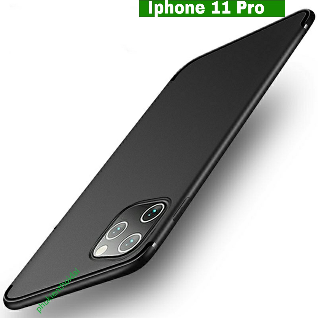 Ốp lưng Iphone 11 Pro dẻo màu siêu mỏng ôm khít máy