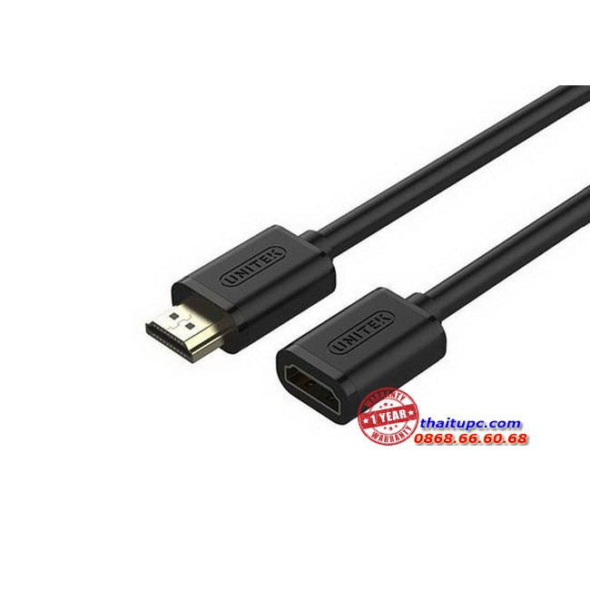 CÁP HDMI NỐI DÀI 4K - 1M EXTENSION UNITEK (Y-C 164K)