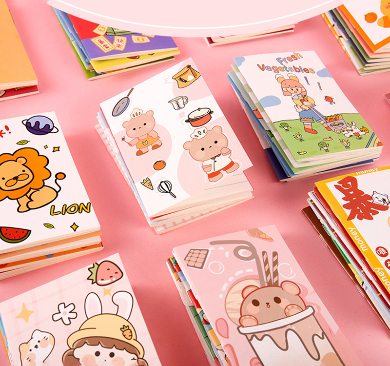Set 2 Sổ tay mini Hàn Quốc CHIBI cute - KAShop