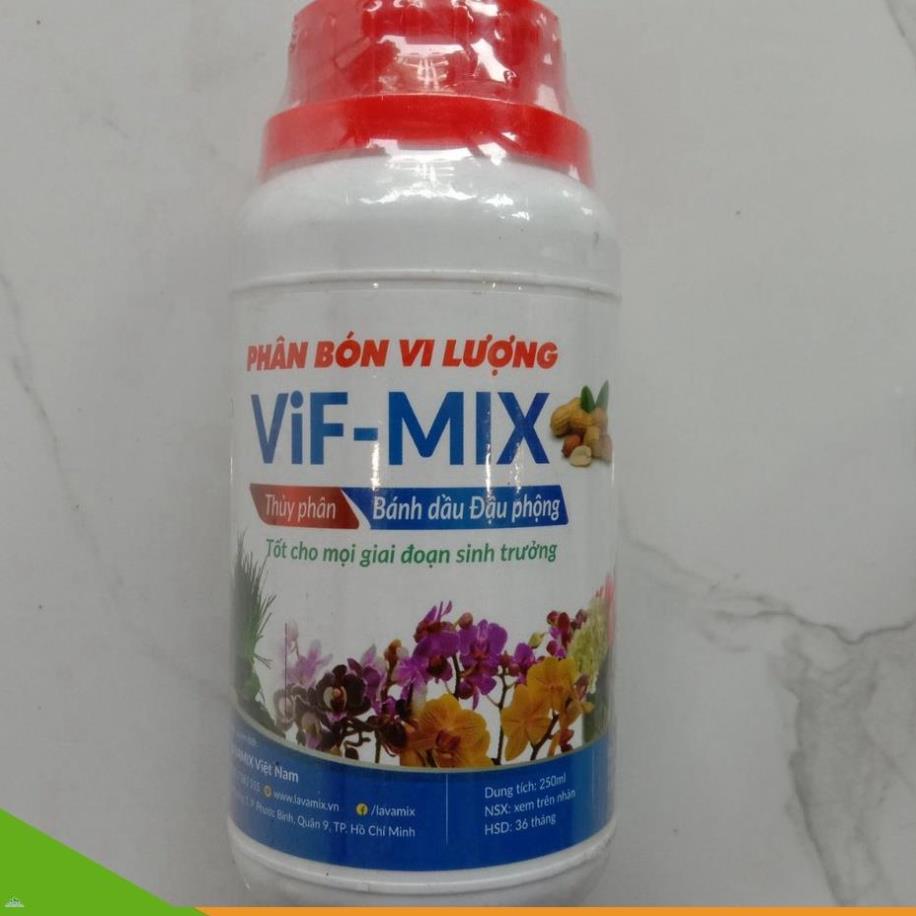 Phân bánh dầu đậu phộng dạng lỏng vif mix chai 250ml