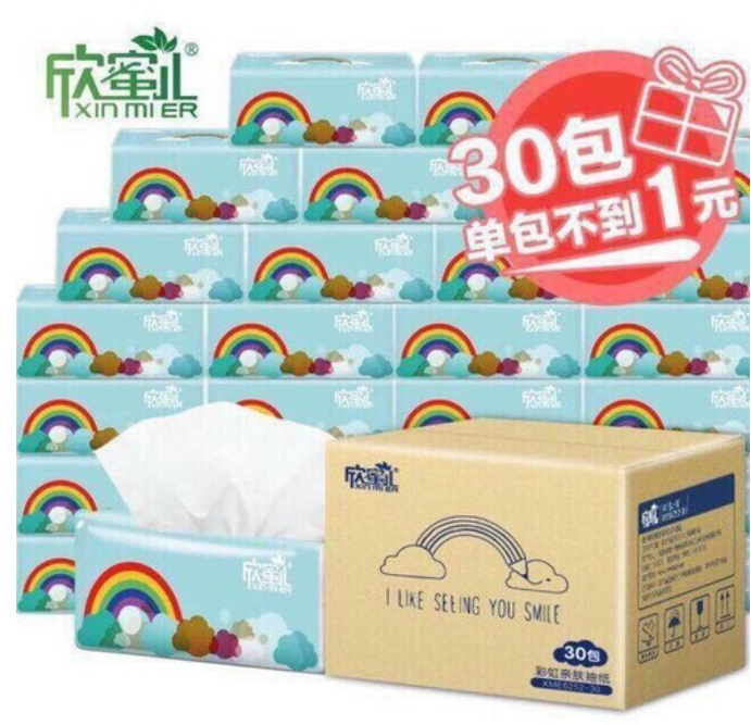 Giấy ăn cầu vồng xin mier hàng đẹp giá sỉ