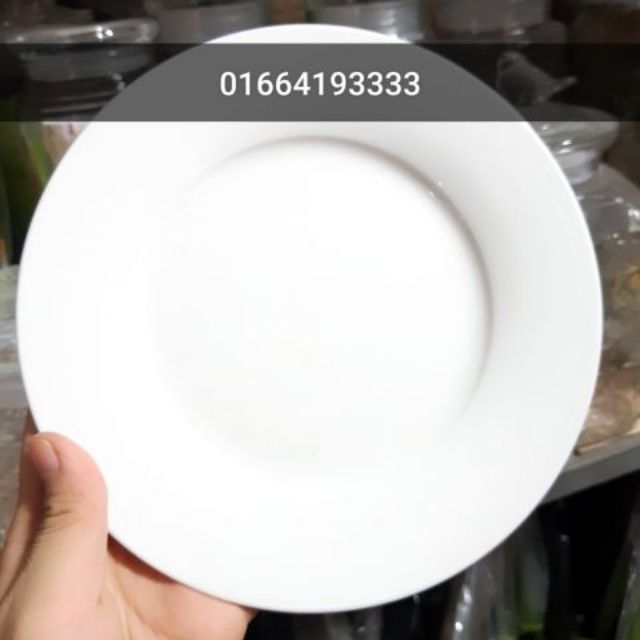 Đĩa sứ trắng đủ size