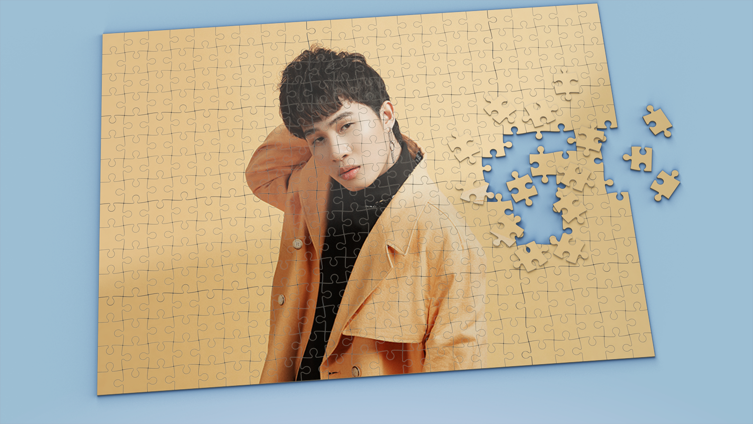 [HCM]Tranh ghép hình kích thước 26cmx38cm - 247 mảnh - Tranh ghép hình Jack97 - Phương Tuấn - là một thằng con trai