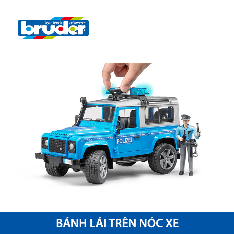 Đồ Chơi BRUDER Mô Hình Tỷ Lệ 1:16 Xe Tuần Tra _Có Cảnh Sát Đi Kèm BRU02597