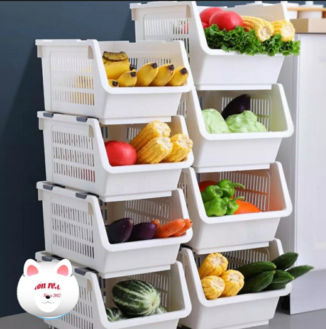 kệ xếp tầng đựng đồ thông minh đa năng