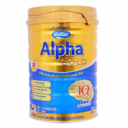 [HCM]Sữa bột Alpha IQ gold số 2 900g