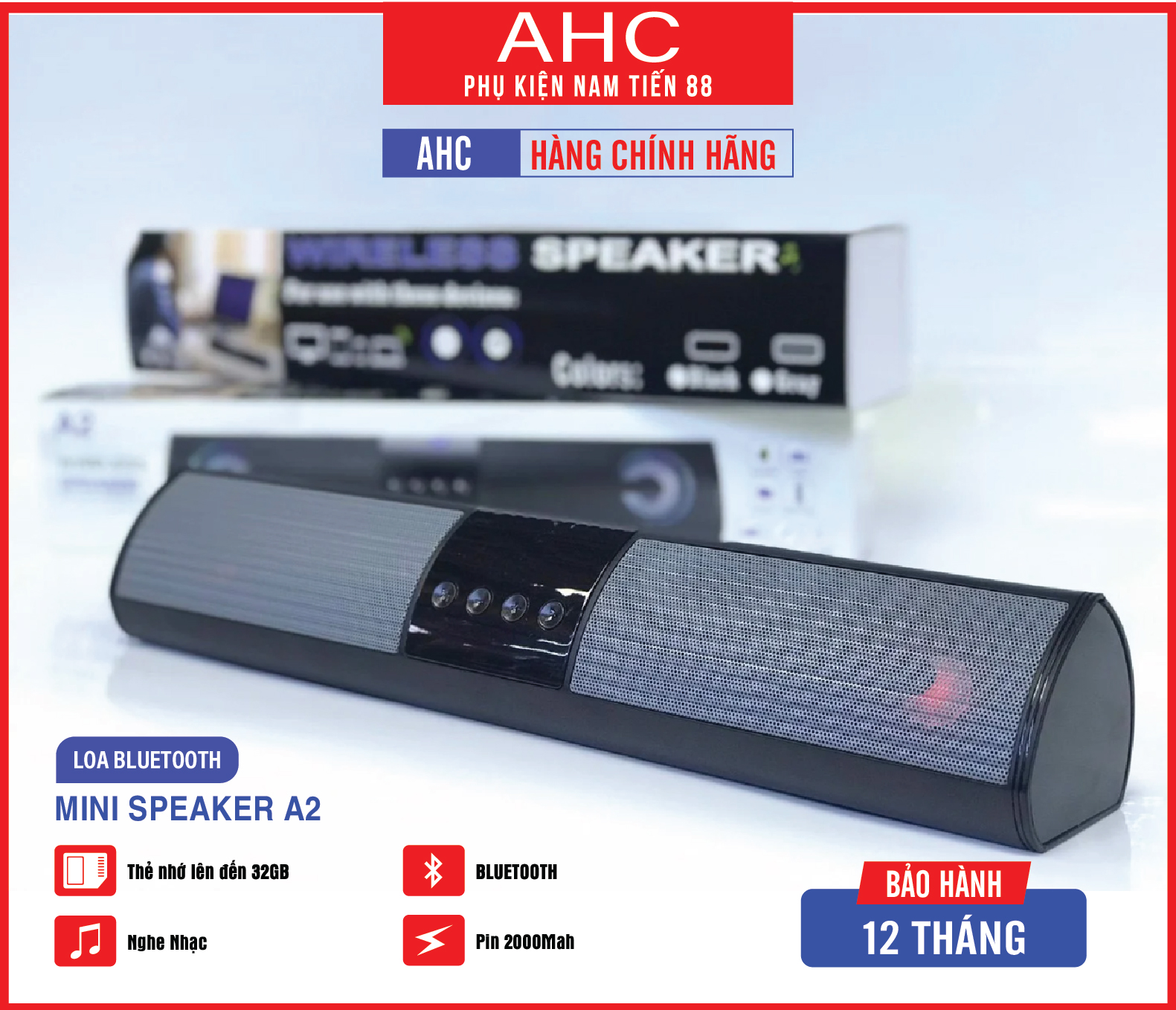 Loa Nghe Nhạc Bluetooth Mini Speaker A2