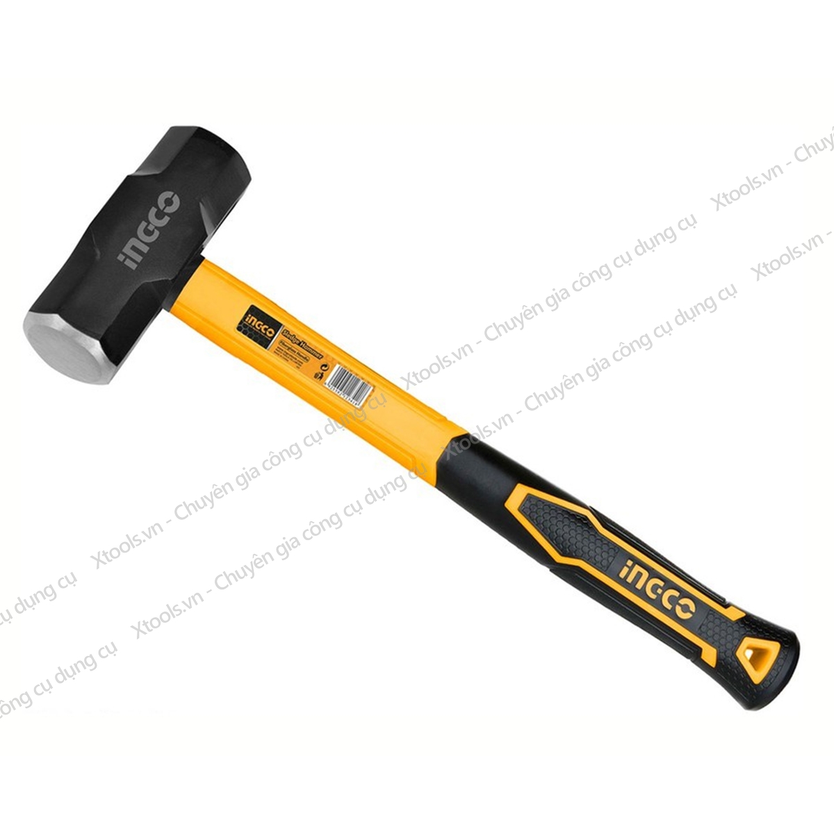 Búa tạ 2 đầu cán dài INGCO 2-4LB Thép Cr-V búa tạ cán nhựa cầm tay đập bê tông phá đá sửa chữa cơ khí máy móc nhà cửa