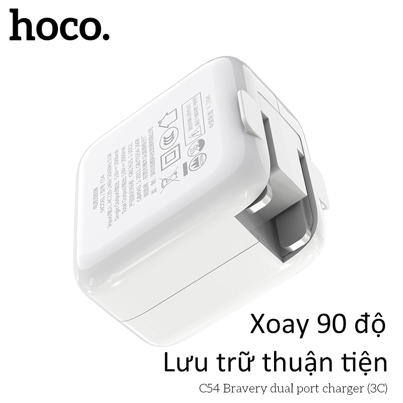 Củ sạc Nhanh Fast Charging -2 Cổng USB 2A