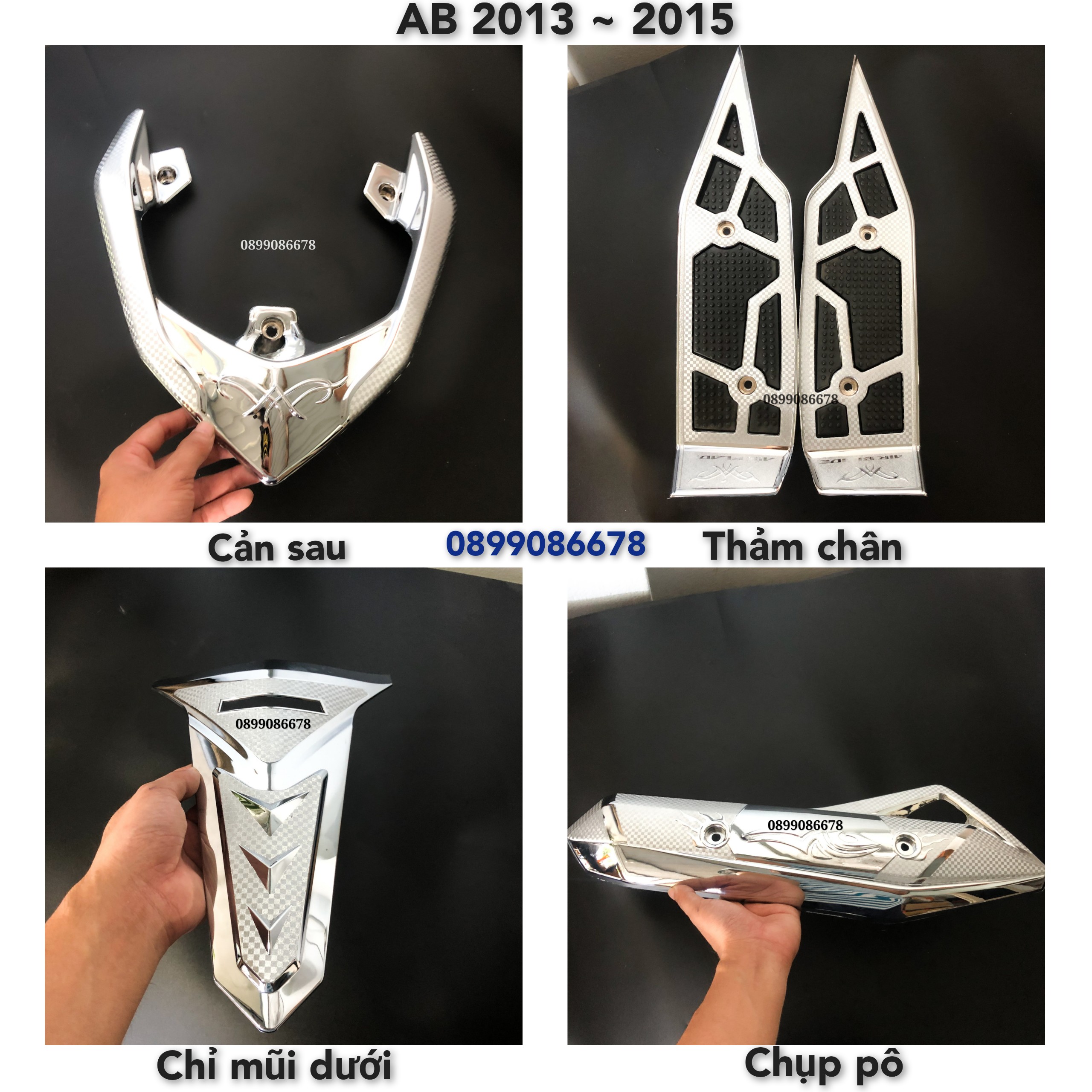 Ốp Xe Honda Air Blade (AB, AirBlade) 2013 - 2015