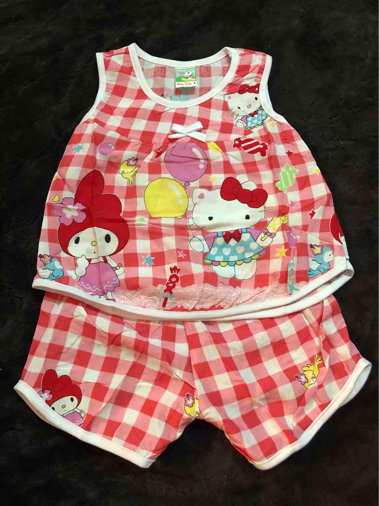 Combo 4 bộ tole bé gái (7-15kg)