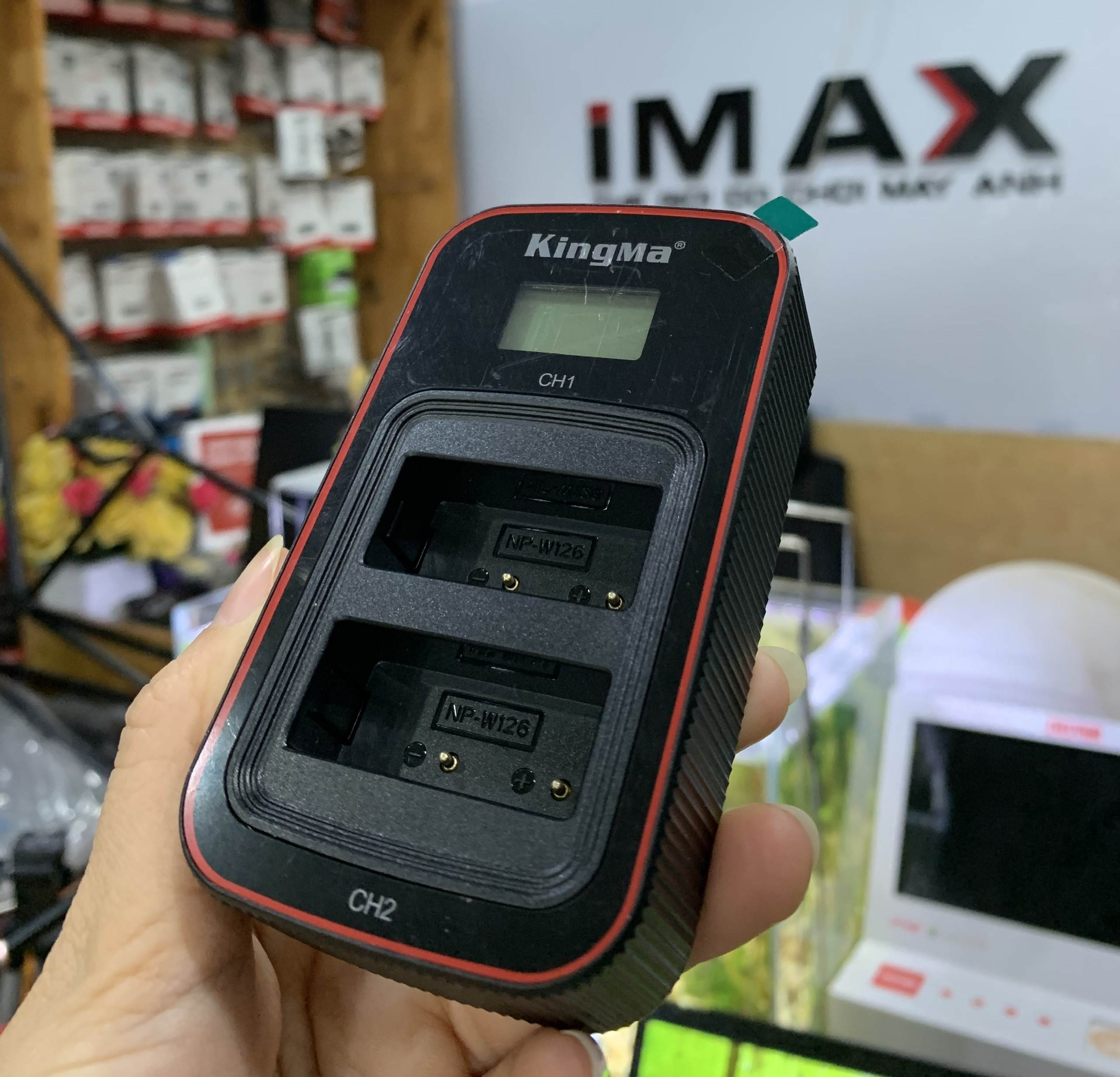 Pin sạc đôi Ver 3 Kingma cho NP-W126