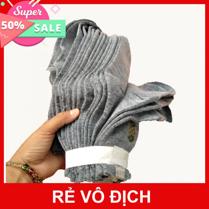 [ ComBo 10 Đôi ] Tất Vớ Nam Siêu Dày Siêu Bền Đẹp