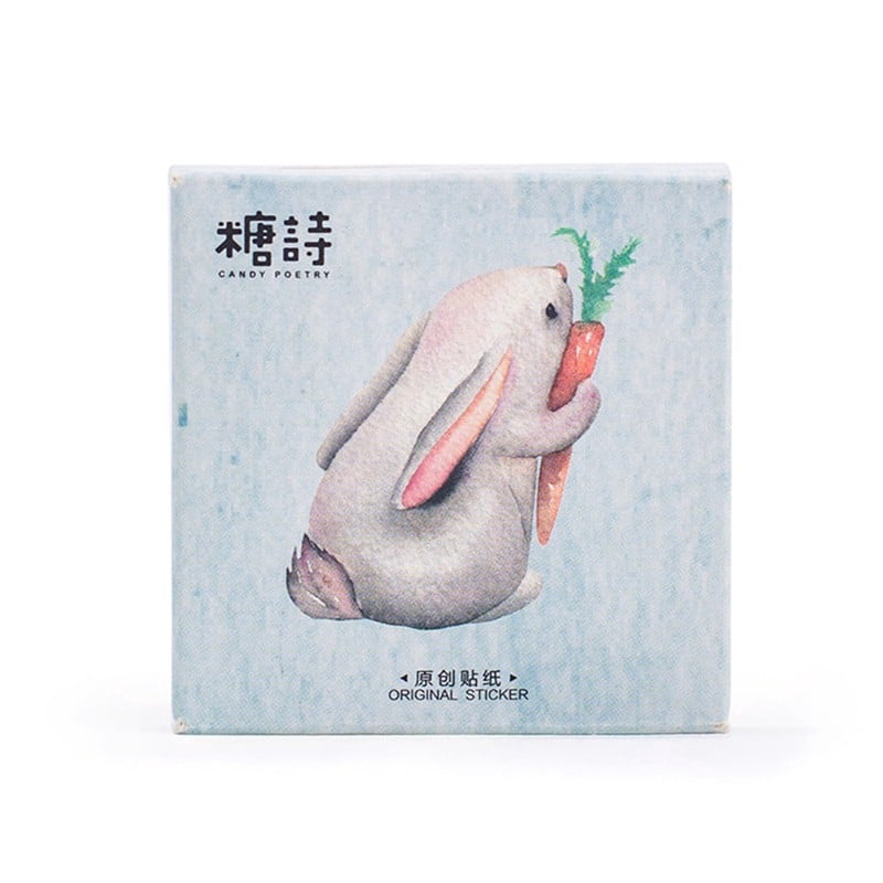 Hộp 45 Sticker Dán Động Vật Rừng ver1