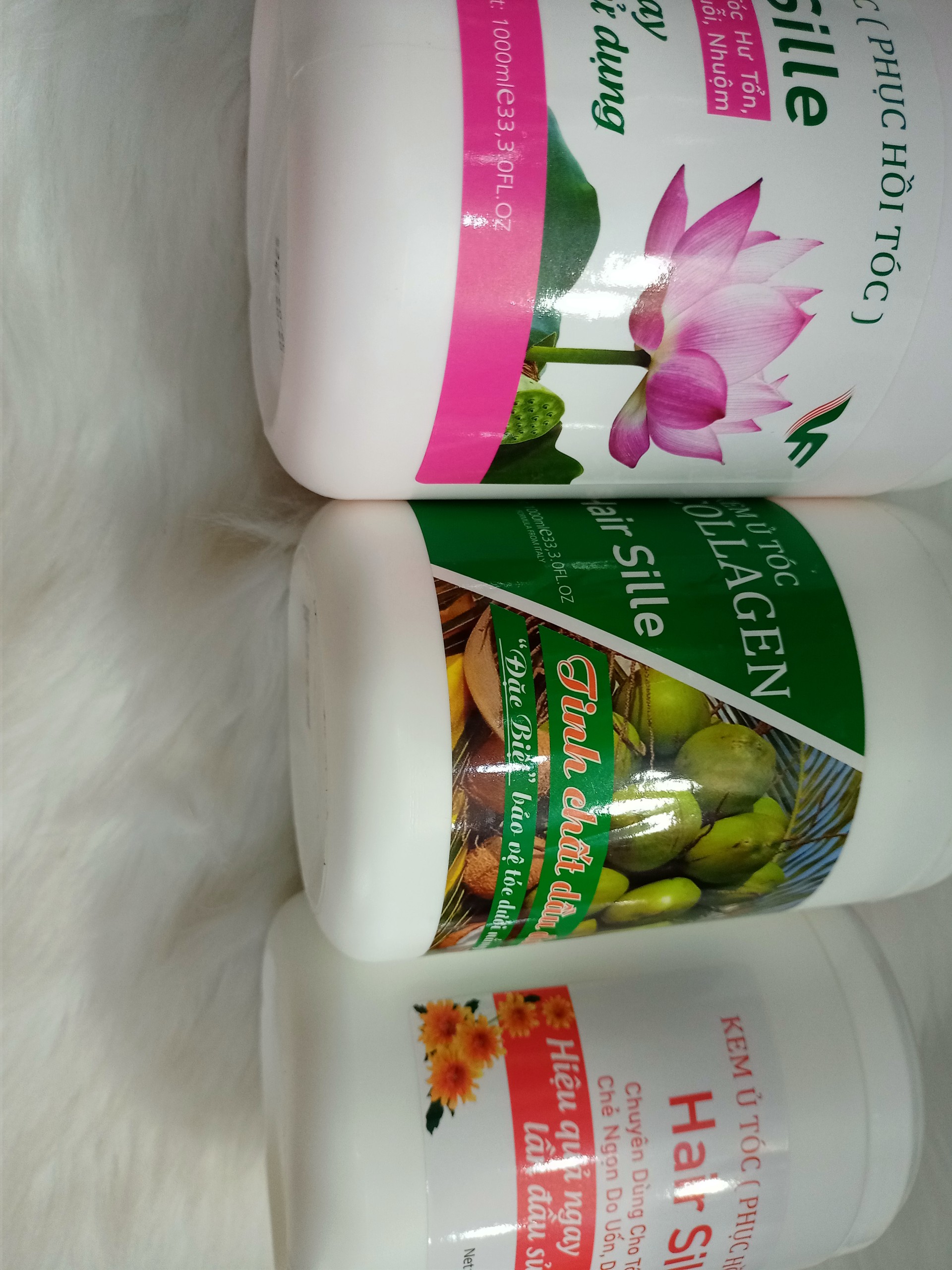 Kem hấp ủ tóc, phục hồi tóc Hair Sille 1000ml
