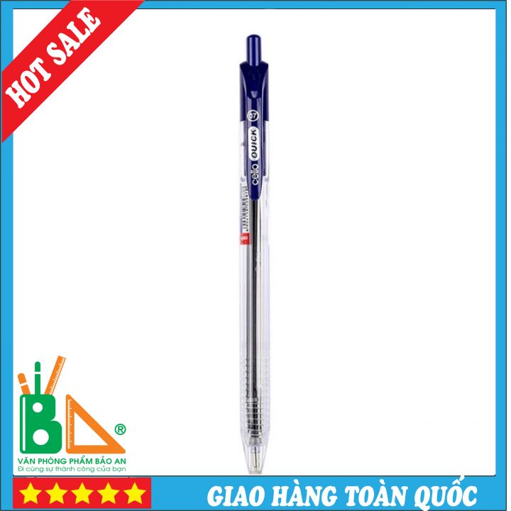 Bút Bi Bấm Cello Quick Siêu Sang - Văn phòng phẩm Bảo An